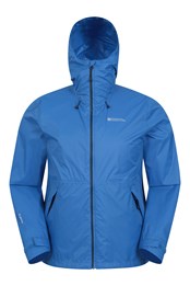 Swerve Mens Packaway Waterproof Jacket Bright Blue