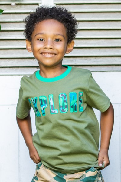 Explore Kids Organic Cotton T-Shirt - Green