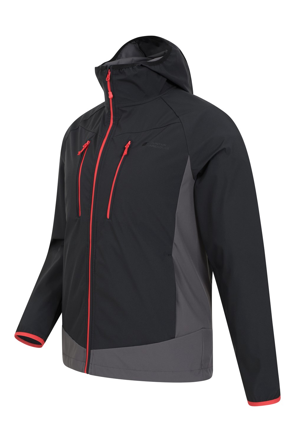 Mountain Warehouse Ambit Mens Softshell Jacket Lightweight Water Resistant Coat - Picture 19 of 42
