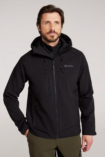 Radius Mens Softshell Jacket Black