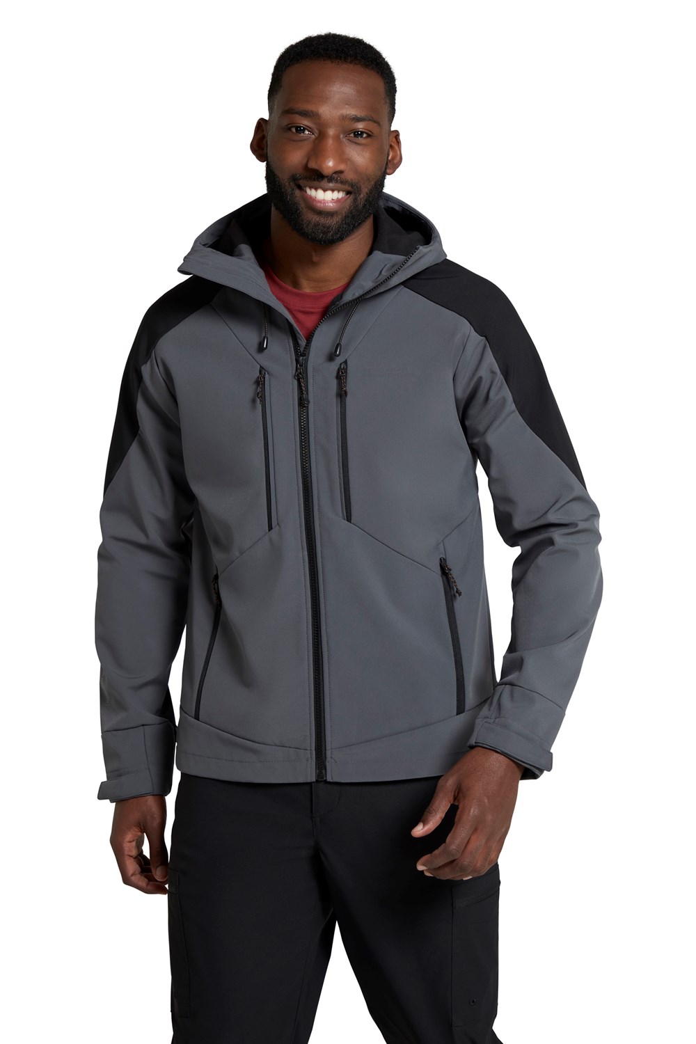 Mountain Warehouse Mens Radius Softshell Jacket Water Resistant Coat - Picture 53 of 99