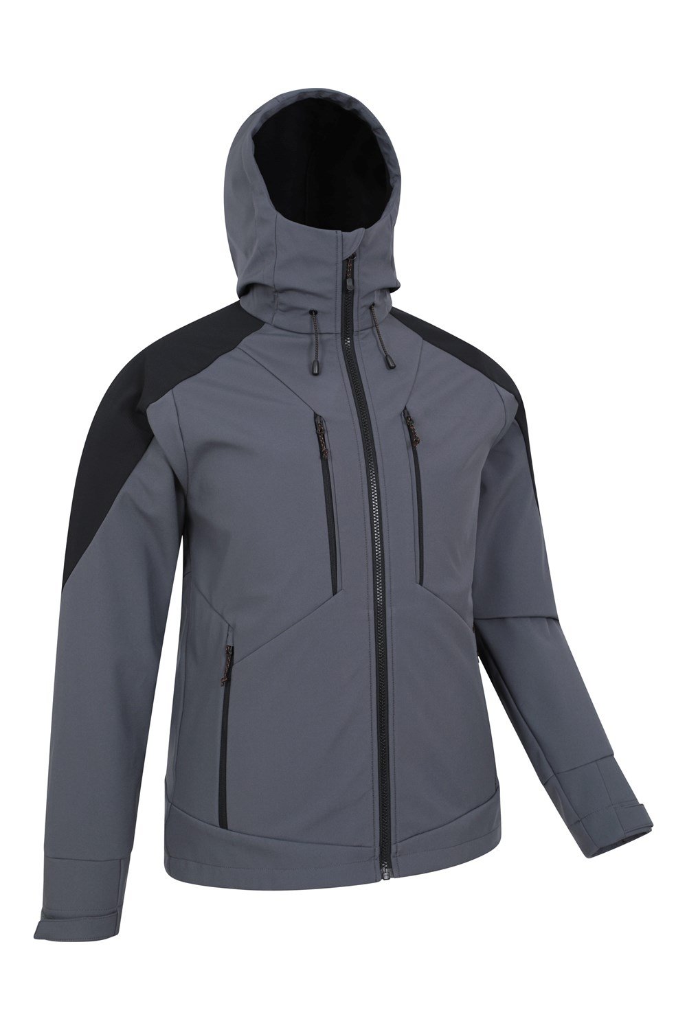Mountain Warehouse Mens Radius Softshell Jacket Water Resistant Coat - Picture 49 of 99