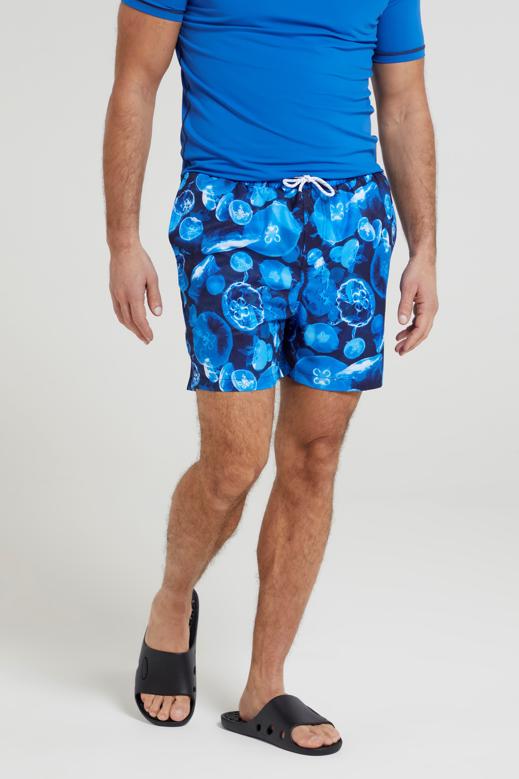 Mountain Warehouse Atlantic Mens Recycled Swim Shorts - Blue | Size XL