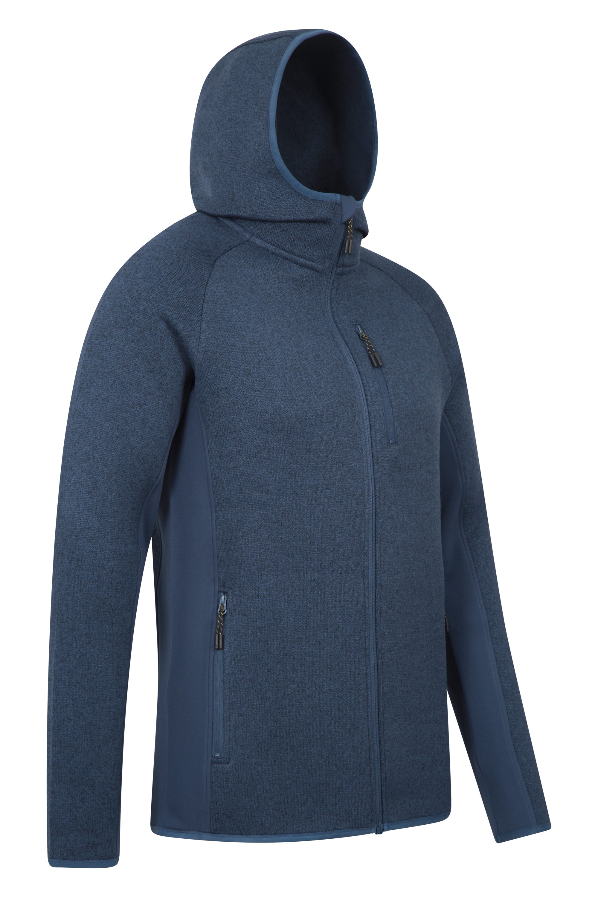 Mountain Warehouse Treston Mens Full-Zip Fleece Jacket Black X-Small