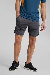 Core Mens Recycled Running Shorts Grey