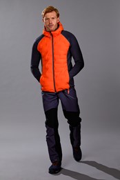 Ultra Nanga Mens Midlayer Jacket Orange