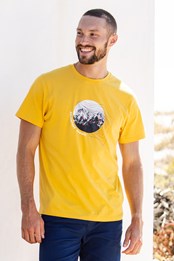Adventure Begins Organic Cotton Mens T-Shirt