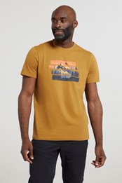 Mountain Explorer Organic Cotton - t-shirt męski Beżowy