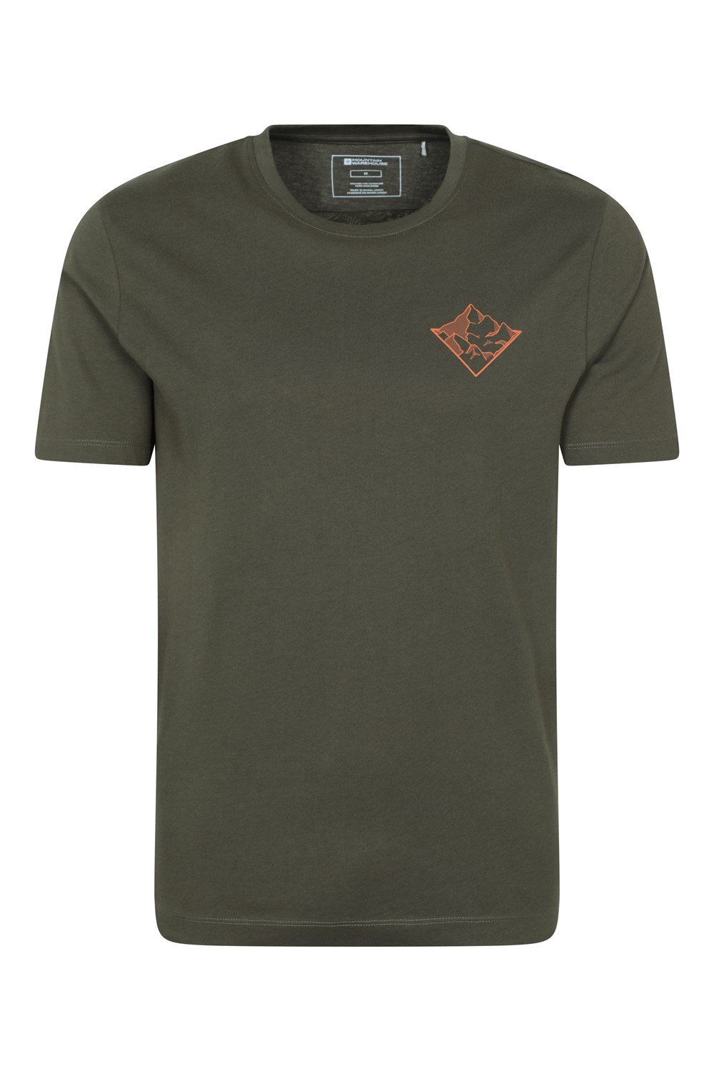 Mountain Warehouse Men's 3 Peaks Casual Printed Tee Male 100% Cotton Top - Picture 15 of 29