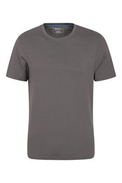Eden Mens Organic Plain T-Shirt Grey
