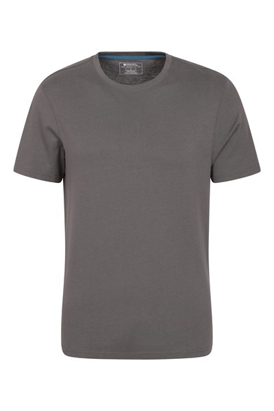 Eden Mens Organic Plain T-Shirt - Grey