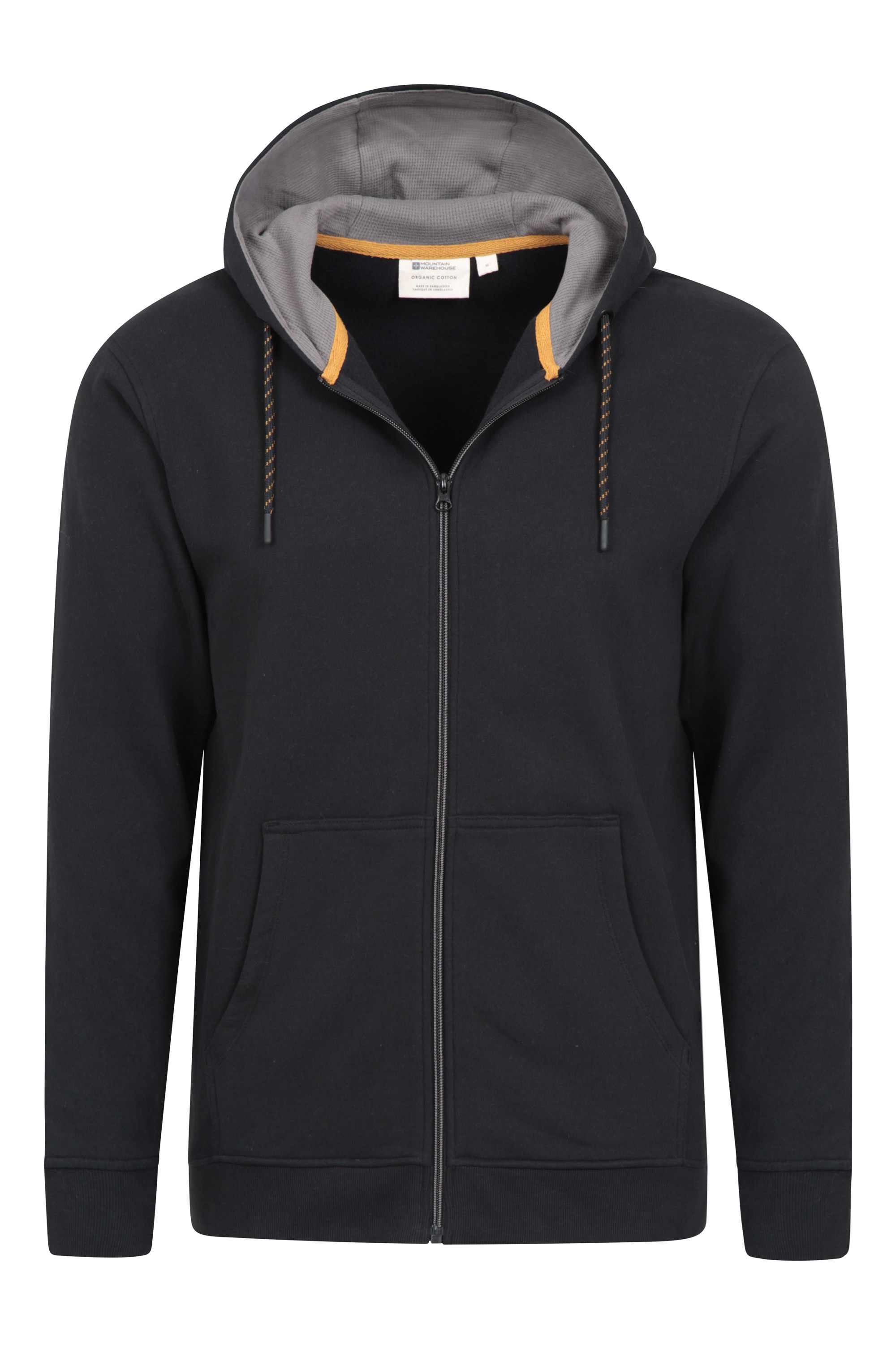 GRMO Men Outdoor Zip Up Long Sleeve Hooded Sweatshirt Jackets Caot 