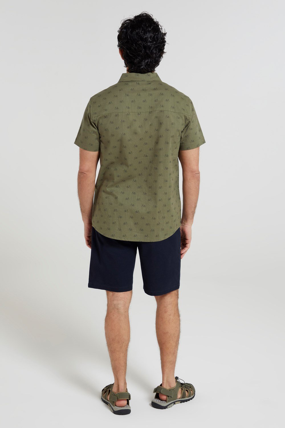 Mountain Warehouse Mens Preston Illustration Shirt Lightweight 100% Cotton Top - Picture 25 of 49