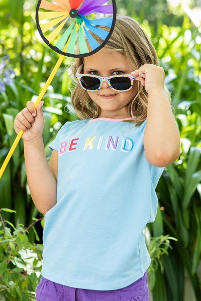 Be Kind Kids Organic T-shirt - Blue