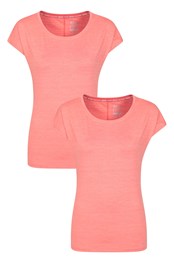 Camiseta Panna UV Mujer - Multipack Rosa Coral
