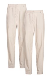 Lot de pantalons courts Quest - Pour femme Beige