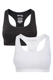 Womens Anti-chafe Seamless Bra Multipack White