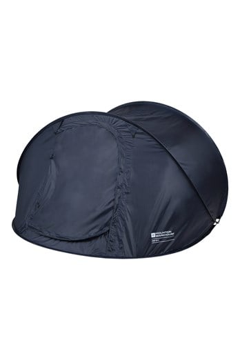 Pop-Up Single Skin 4 Man Tent Dark Blue
