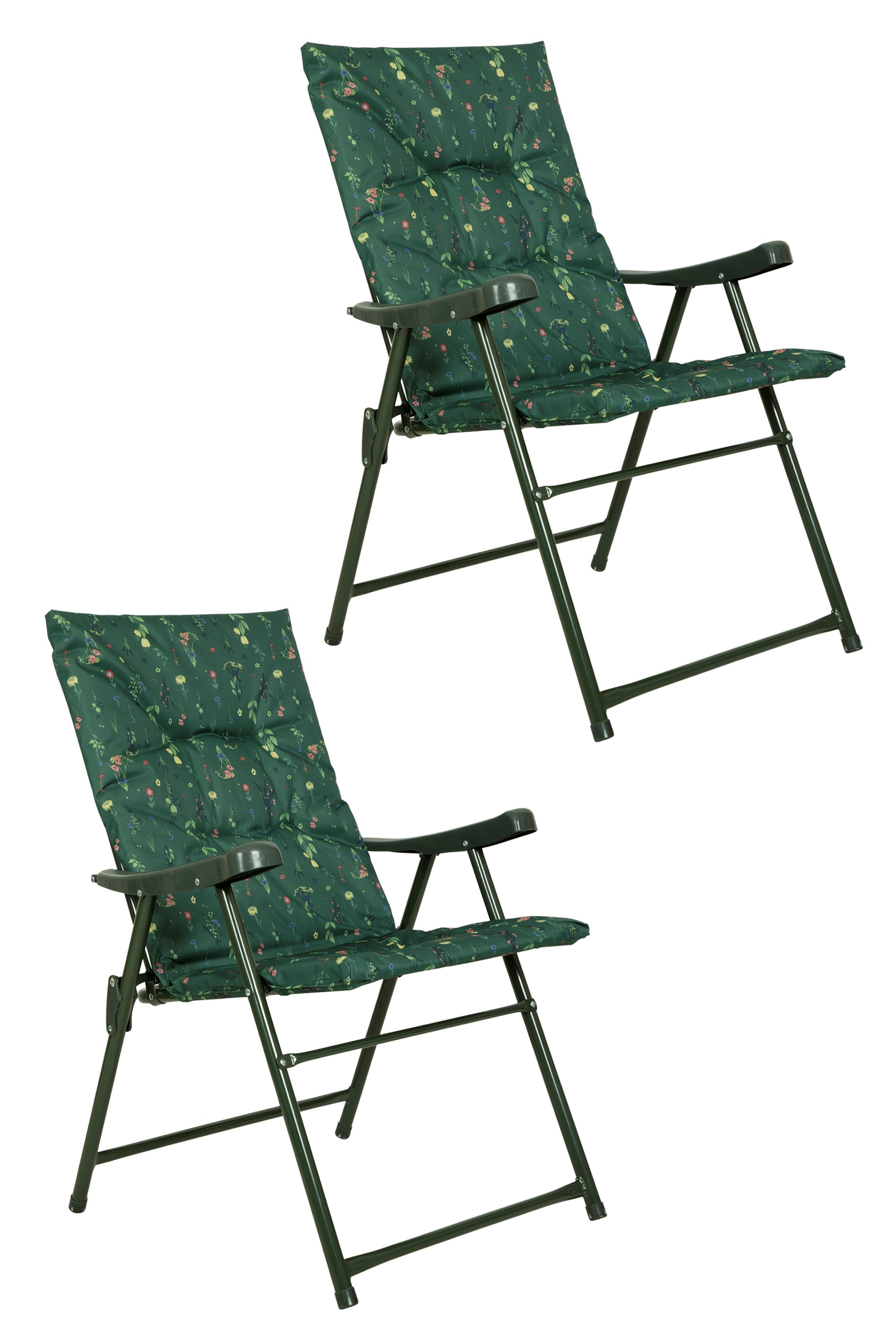 Krzesło kempingowe z nadrukiem — para - Green