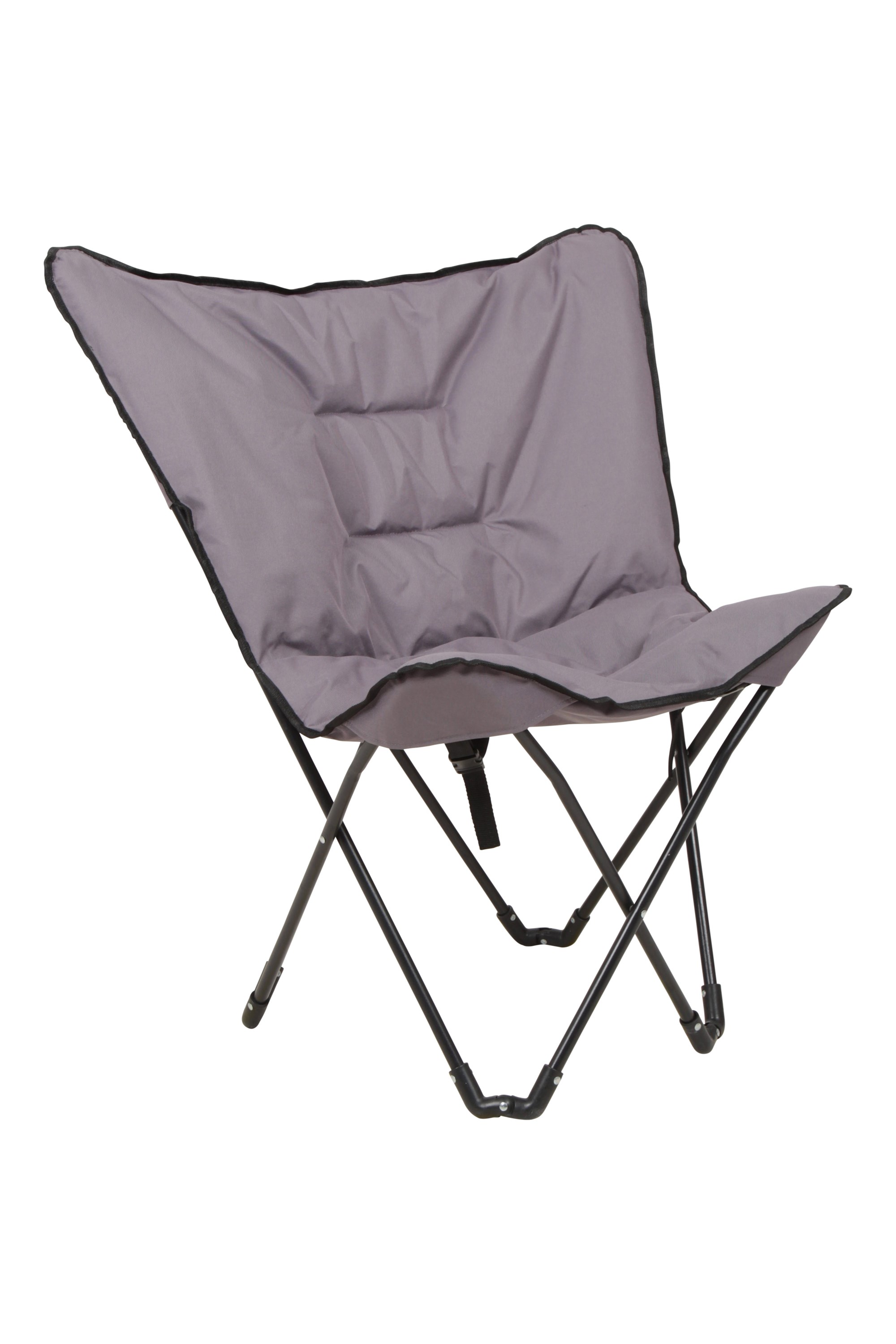 Wyściełane krzesło kempingowe - Grey