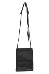 Recycled Security Neck Pouch Black