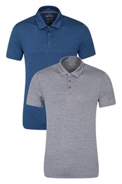 Deuce Mens IsoCool Polo Shirt - 2Pk Mixed