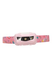 Kids Printed Headlamp Pink