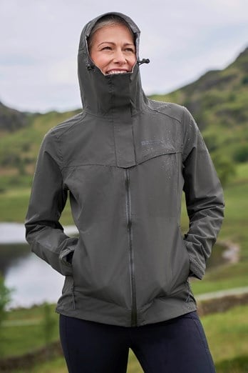 Arlberg Womens 2.5 Layer Waterproof Jacket Dark Khaki