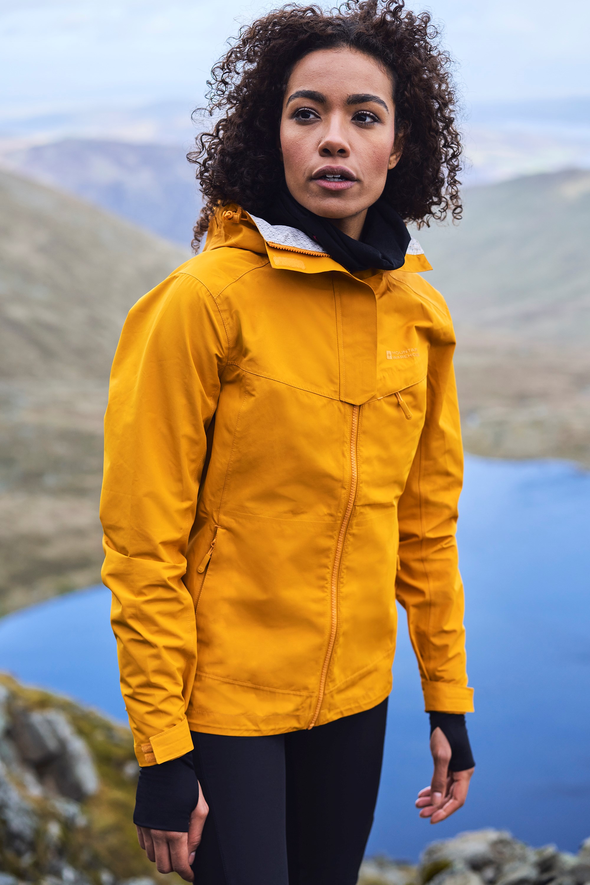 Arlberg Womens 2.5 Layer Waterproof Jacket - Orange