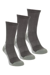 IsoCool Mens Hiker Socks Grey