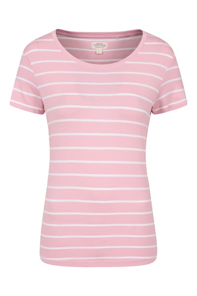 Aviemore Womens Stripe T-shirt - Pink