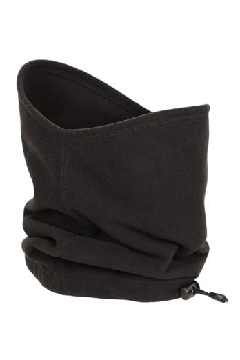 Womens Windproof Neck Gaiter Black