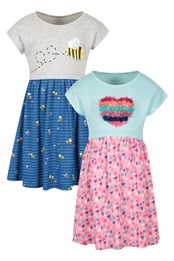 Poppy Kids Organic Dress 2-Pack Mixed