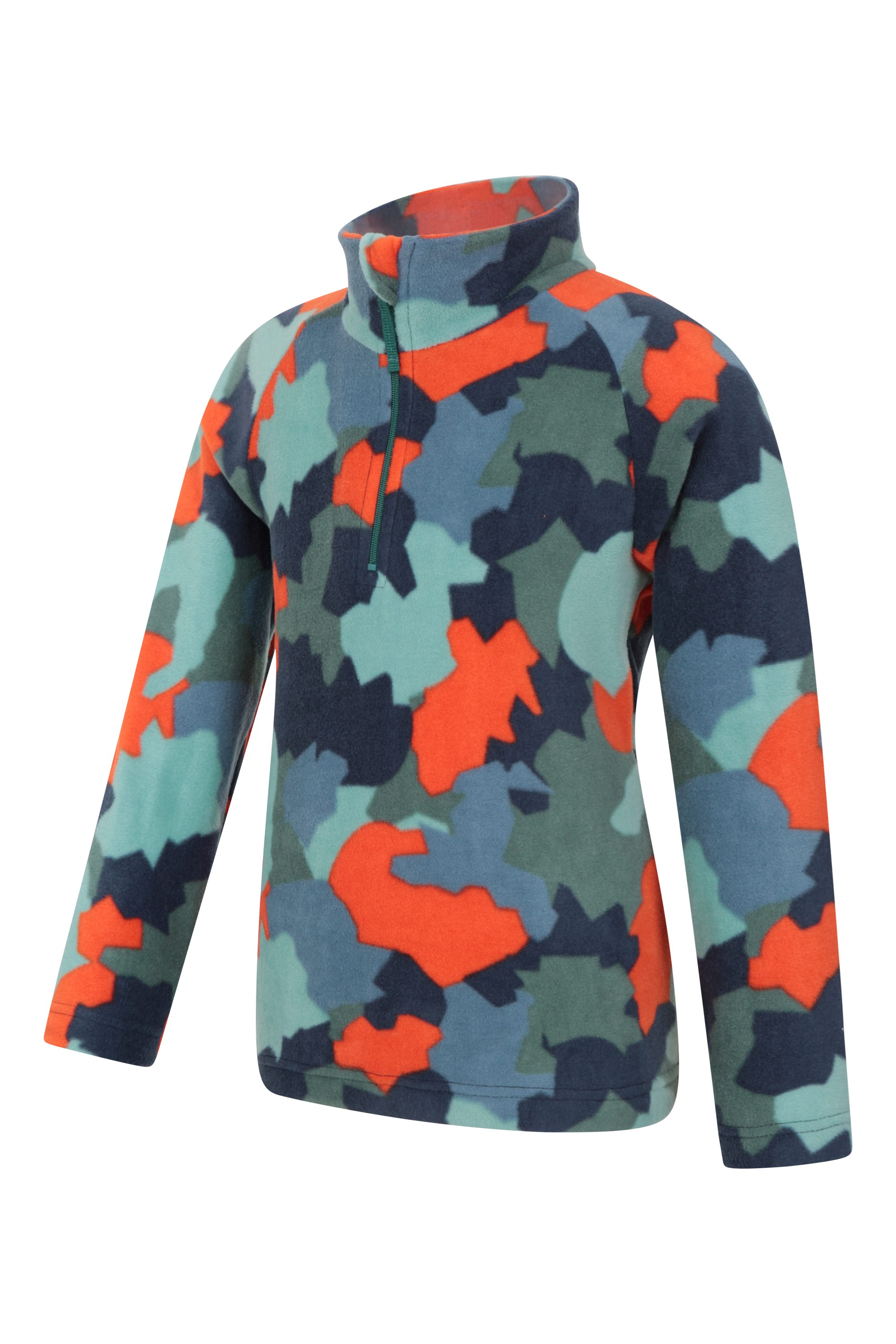 Quick Dry Outdoors Microfleece Girls & Boys Sweater Best for Daily Use Multipack Marque : Mountain WarehouseMountain Warehouse Pursuit Printed Kids Fleece Lightweight Travelling & Hiking Camouflage 9-10 Ans 