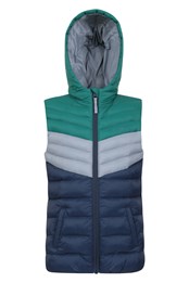 Colour Block Seasons Kids Water-Resistant Padded Vest