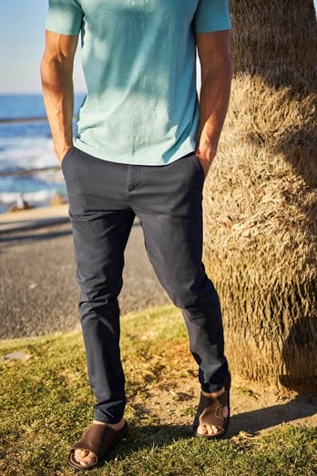 Woods Mens Chino Pants Navy