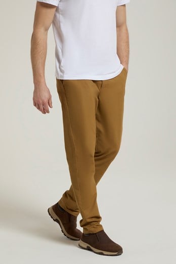 Woods Mens Chino Pants Tan