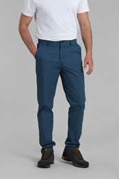 Adventure Mens Water Resistant Chino Trousers Navy