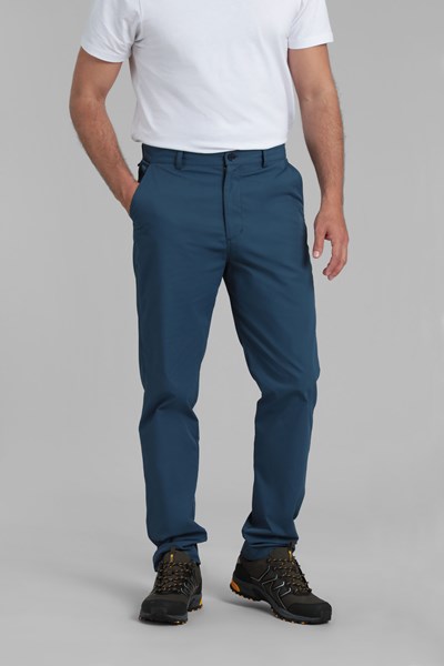 Adventure Mens Water Resistant Chino Trousers - Navy
