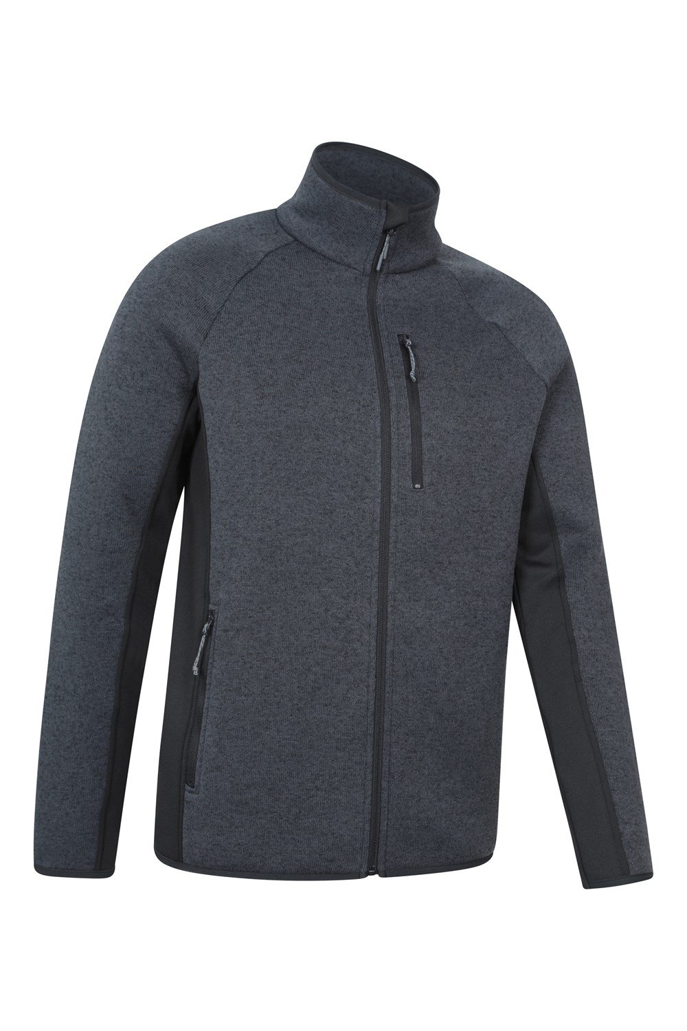 Jersey de invierno elástico antipíldoras polar cremallera completa Treston Mountain Warehouse para hombre - Imagen 12 de 32