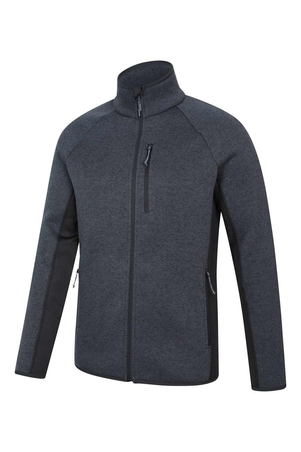 Jersey de invierno elástico antipíldoras polar cremallera completa Treston Mountain Warehouse para hombre - Imagen 14 de 32