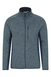 Treston Mens Full-Zip Fleece Jacket Blue