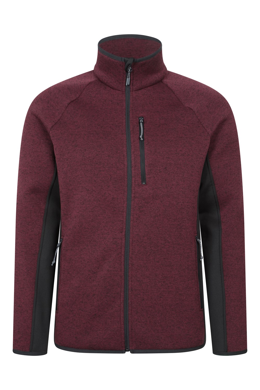 Jersey de invierno elástico antipíldoras polar cremallera completa Treston Mountain Warehouse para hombre - Imagen 20 de 32