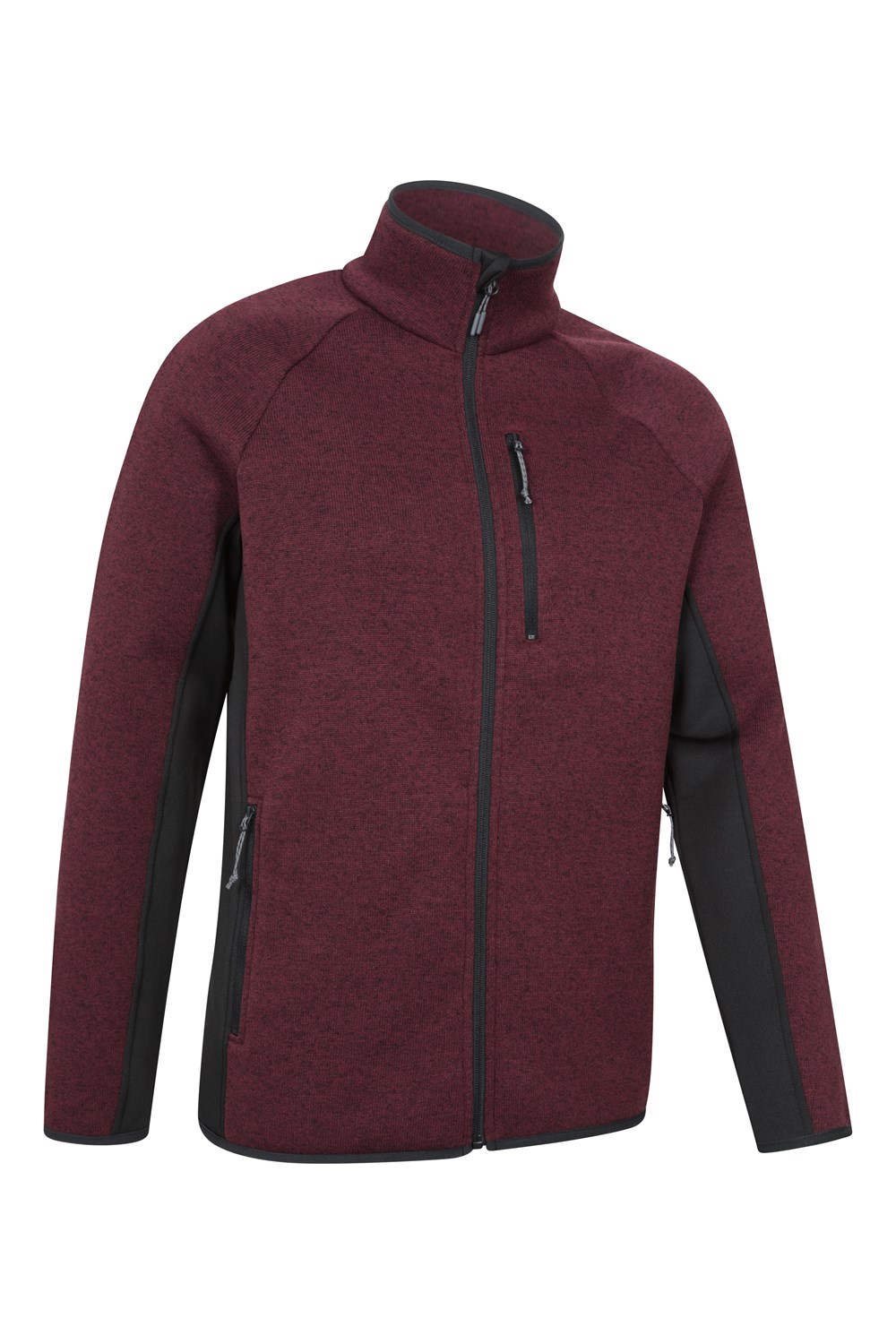 Jersey de invierno elástico antipíldoras polar cremallera completa Treston Mountain Warehouse para hombre - Imagen 21 de 32