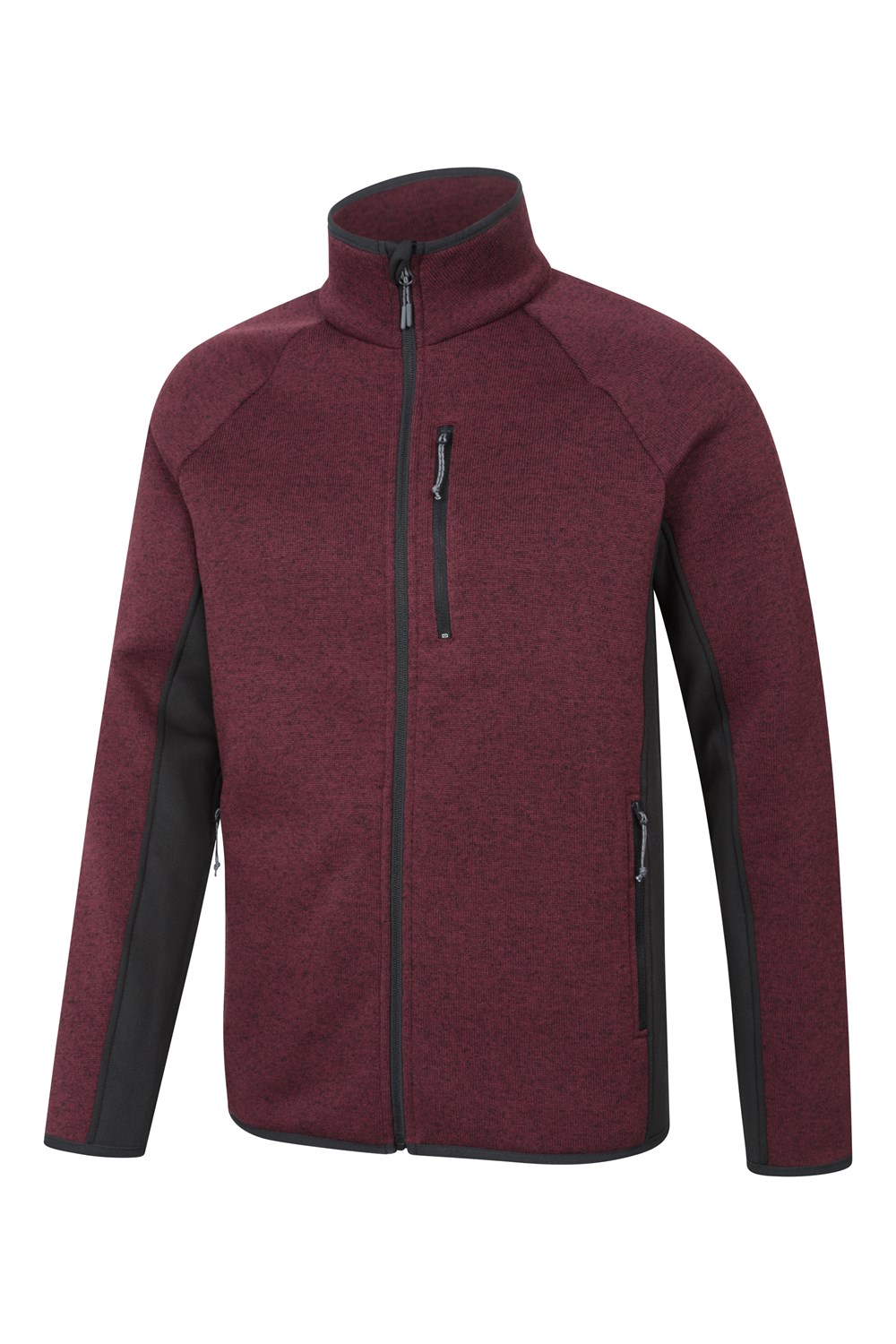 Jersey de invierno elástico antipíldoras polar cremallera completa Treston Mountain Warehouse para hombre - Imagen 23 de 32