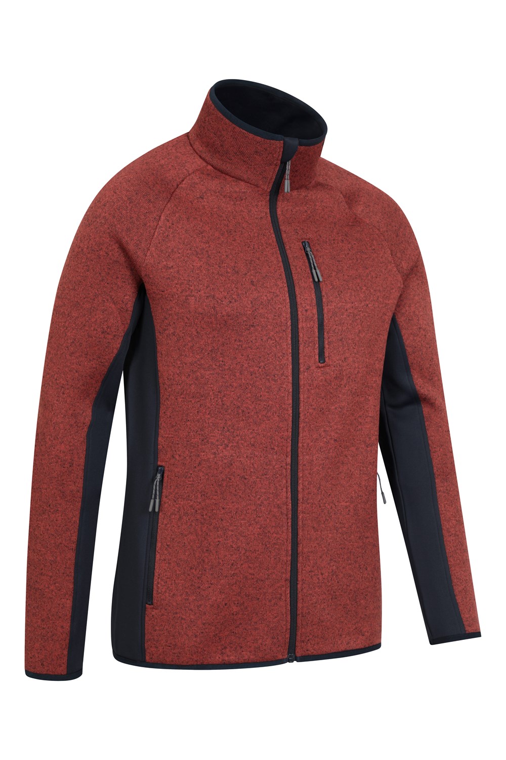 Jersey de invierno elástico antipíldoras polar cremallera completa Treston Mountain Warehouse para hombre - Imagen 4 de 32