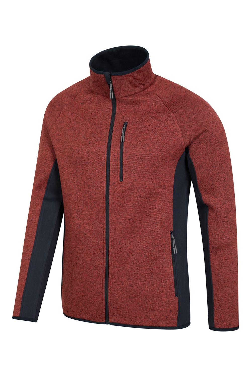 Jersey de invierno elástico antipíldoras polar cremallera completa Treston Mountain Warehouse para hombre - Imagen 6 de 32