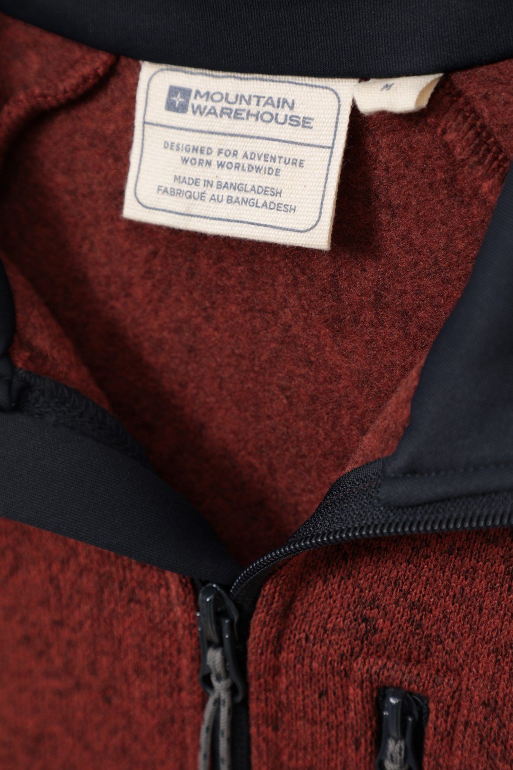 Jersey de invierno elástico antipíldoras polar cremallera completa Treston Mountain Warehouse para hombre - Imagen 8 de 32