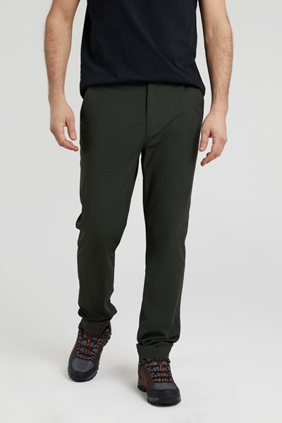 Odyssey Mens Water Resistant Stretch Trousers - Green