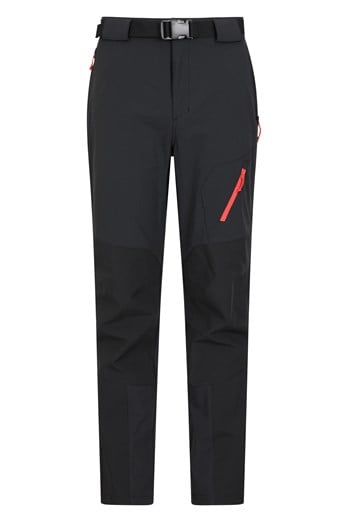 Forest Mens Trekking Pants - Long Length Black